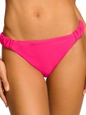 108$ Ramy Brook Rachel Joelle Bikini Bottom Coverage Women's Size S Perfect Pink